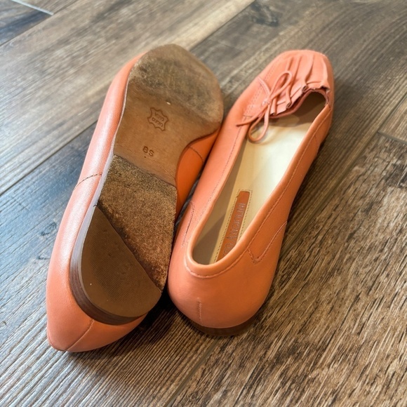 Enzo Angiolini LauraLee Leather Flats Salmon Pink Women's Size 8S - Picture 7 of 8